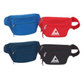 600D Polyester Triple Zipper Fanny Pack